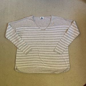 Striped V-Neck Sweater